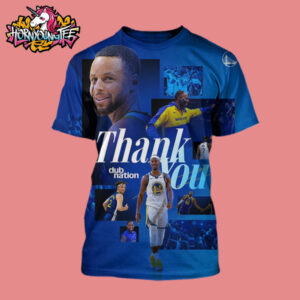 Golden State Warriors Poster To Thank You For Dub Nation NBA Season 2025 All Over Print Shirt