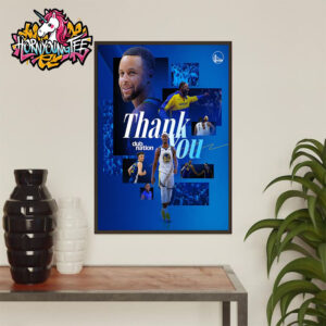 Golden State Warriors Poster To Thank You For Dub Nation NBA Season 2025 Poster Home Decor Canvas