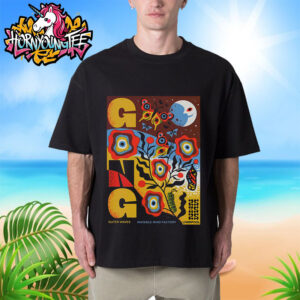 Gong Band Poster For Outer Waves Festival 2025 Invisible Wind Factory In Liverpool Unisex T-Shirt