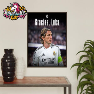 Gracias Luka Real Madrid Say Thank You To Luka Modric Poster Home Decor Canvas
