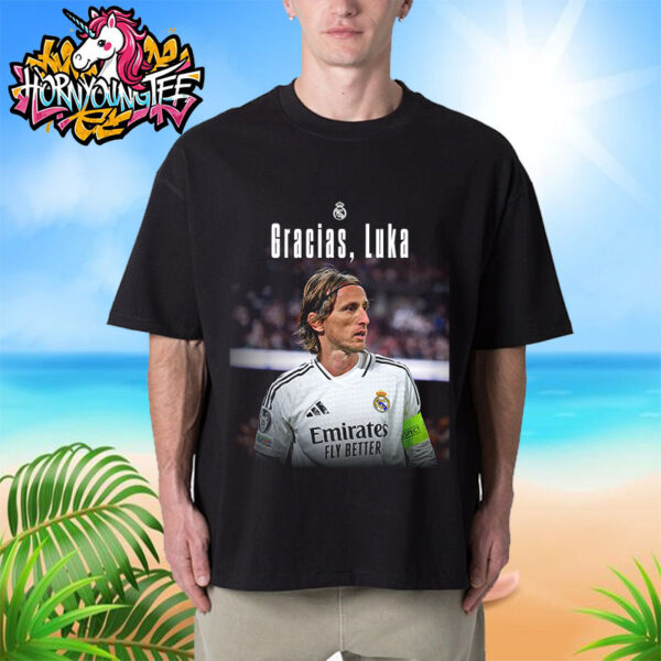 Gracias Luka Real Madrid Say Thank You To Luka Modric Unisex T-Shirt