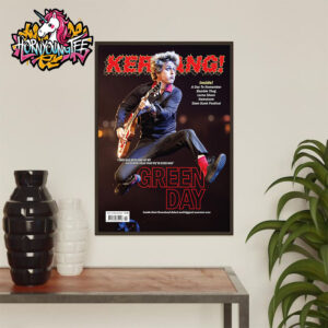 Green Day On The Cover Of The New Kerrang Poster Home Decor Canvas
