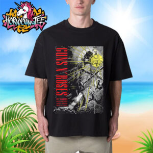 Guns N Roses Riyadh Poster Show On May 23 2025 At Mohammed Abdu Arena Unisex T-Shirt