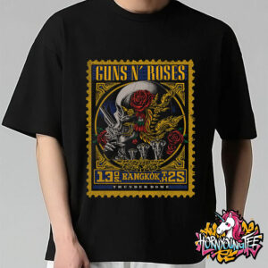 Guns N Roses Summer Tour 2025 Poster For Show Tonight At Thunder Dome Muang Thong Thani In Bangkok On May 13 2025 Unisex T-Shirt