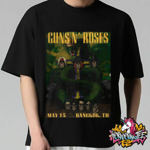 Guns N Roses Summer Tour 2025 Poster For Show Tonight In Bangkok TH On May 13 Unisex T-Shirt