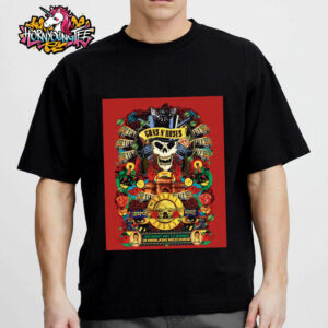 Guns N Roses Summer Tour 2025 Show At Mahalaxmi Race Course In Mumbai On May 17 2025 Event Poster For Show Unisex T-Shirt
