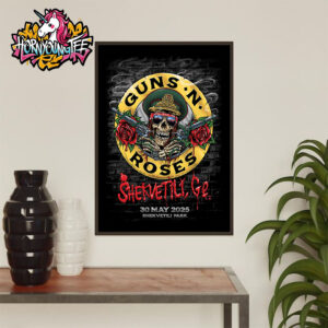 Guns n Roses Summer Tour 2025 Venue Poster Show Tonight At Shekvetili Park On May 30 2025 In Shekvetili GE Poster Home Decor Canvas