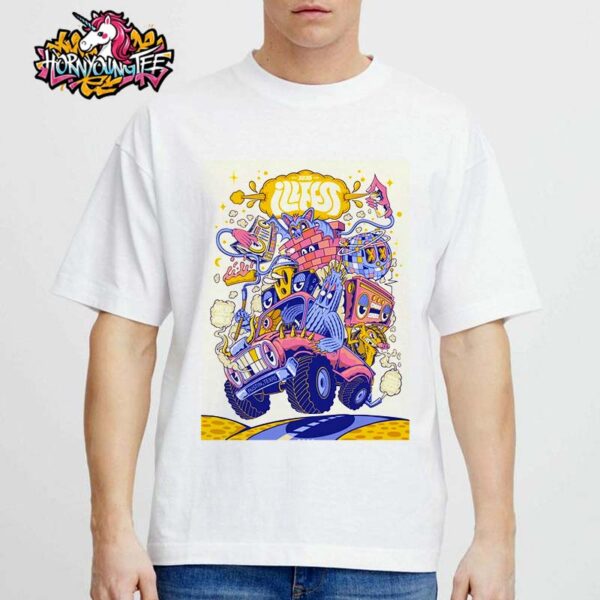 ILL Fest 2025 Official Poster Show Held At Travis County Exposition Center On May 30 2025 In Austin TX Unisex T-Shirt
