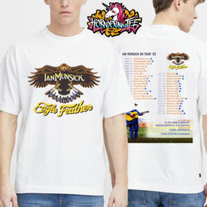 Ian Munsick On Tour 2025 Summer Tour 2025 Eagle Feather Schedule Cities Tour Dates Unisex T-Shirt Two Sides