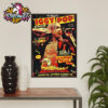King Gizzard And The Lizard Wizard Venue Poster 3 Nights At Lukiskes Prison 2.0 In Vilnius Lithuania Green Poster Version Poster Home Decor Canvas