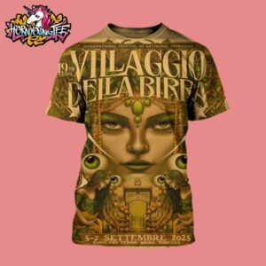 International Festival Of Artisanal Breweries Villaggio Della Birra 19 Edition On September 5 7 2025 Rapolano Terme In Siena Toscana All Over Print Shirt