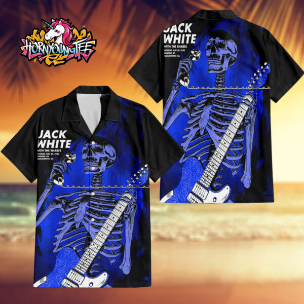 Jack White Poster Show Tonight At Channel 24 On May 26 2025 In Sacramento CA Regular Hawaiian Shirt