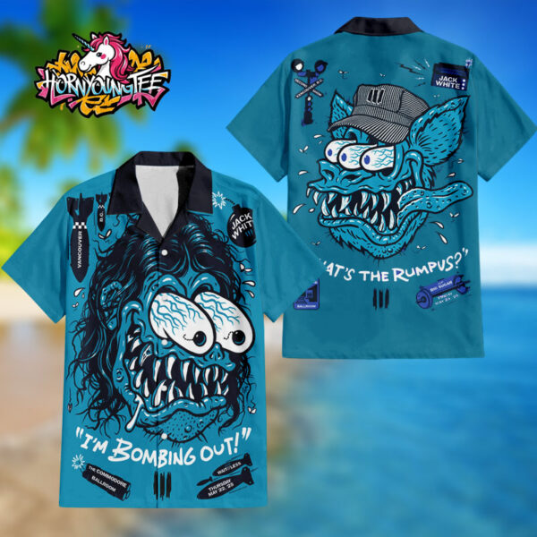 Jack White Poster Two Nights Show At The Commodore Ballroom On May 23 2025 Vancouver Regular Hawaiian Shirt