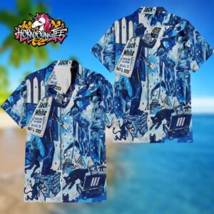 Jack White The No Name Tour 2025 Live Concert At South Side Ballroom On May 6 2025 In Dallas TX Exclusive Poster Design For Show Regular Hawaiian Shirt