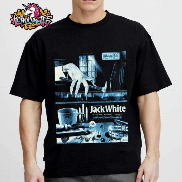 Jack White Tour 2025 Merchandise Poster For Show Tonight At Fox Theater In Oakland CA On May 16 2025 Unisex T-Shirt