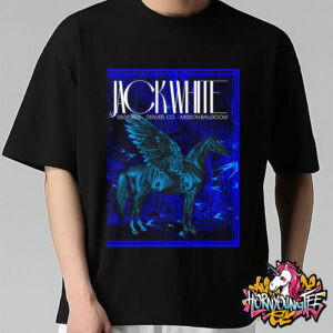Jack White Venue Poster For Show At Mission Ballroom In Denver CO On May 9 2025 Unisex T-Shirt