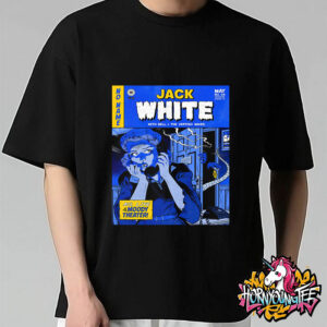 Jack White With Bell And The Vertigo Waves The No Name Tour 2025 On May 4 2025 At The Moody Theater In Austin TX Unisex T-Shirt
