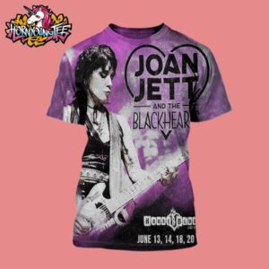 Joan Jett And The Blackhearts Music Show At House Of Blues In Las Vegas On June 2025 Performing Five Nights Residency All Over Print Shirt