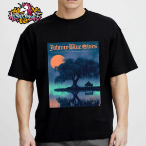 Johnny Blue Skies Event Poster For Show Tonight At Meadow Brook Amphitheatre In Rochester Hills Michigan On May 10 2025 Unisex T-Shirt
