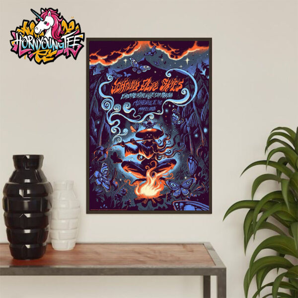 Johnny Blue Skies North Carolina 2025 Poster Nights 2 At Exploreasheville.com Arena On May 21 2025 Poster Home Decor Canvas