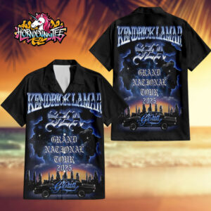 Kendrick Lamar SZA Poster Grand National Tour 2025 Gloria At LA Show Tonight Regular Hawaiian Shirt