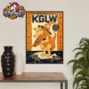 King Gizzard And The Lizard Wizard Venue Poster 3 Nights At Lukiskes Prison 2.0 In Vilnius Lithuania Blue Poster Version Poster Home Decor Canvas