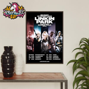 Linkin Park From Zero World Tour 2026 Poster Schedule Tour Dates Poster Home Decor Canvas
