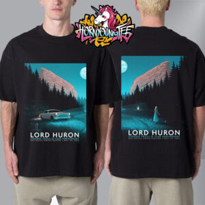 Lord Huron Poster Show Strange Trails 10 Year Anniversary Two Nights On May 28-29 2025 At Red Rocks Amphitheatre Unisex T-Shirt Two Sides