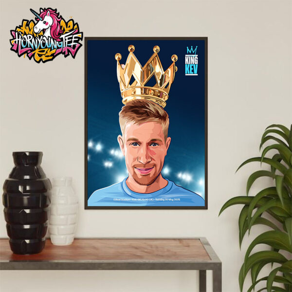 Manchester City Kevin De Bruyne One Last Dance At The Etihad On May 20 2025 At Etihad Stadium Poster Home Decor Canvas