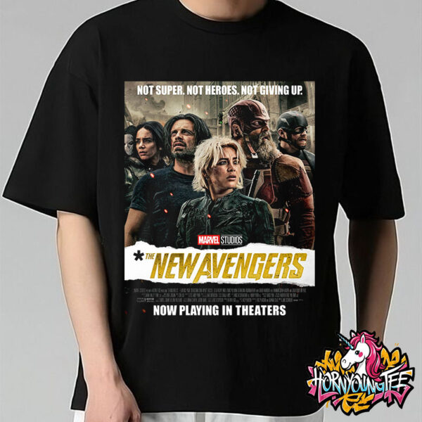 Marvel Studios Thunderbolts Official Poster Rename To The New Avengers Unisex T-Shirt