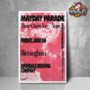 Three Cheers For 20 Years Tour Mayday Parade Microwave Grayscale Like Roses Show At Avondale Brewing Company In Birmingham On June 6 2025 Poster Home Decor Canvas