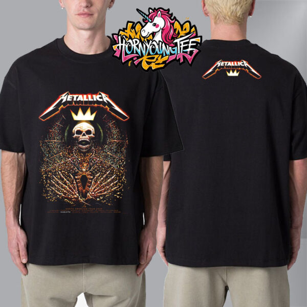 Metallica M72 Charlotte Exclusive Pop Up Shop M72 North American Tour 2025 Unisex T-Shirt Two Sides
