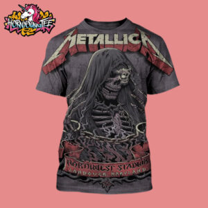 Metallica M72 Landover Venue Poster Show Tonight At Northwest Stadium On May 28 2025 Landover Maryland All Over Print Shirt