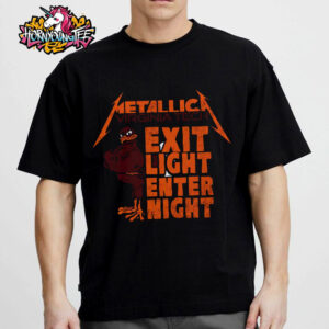 Metallica M72 North America Tour 2025 Virginia Tech 2025 Exit Light Enter Night Mascot Hokies Unisex T-Shirt