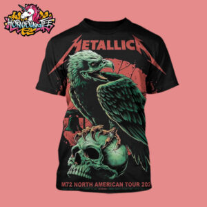 Metallica M72 North American Tour 2025 Pop Up Shop M72 Philly At Lincoln Financial Field In Philadelphia On May 23-25 2025 All Over Print Shirt