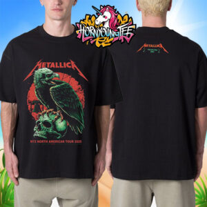 Metallica M72 North American Tour 2025 Pop Up Shop M72 Philly At Lincoln Financial Field In Philadelphia Unisex T-Shirt Two Sides