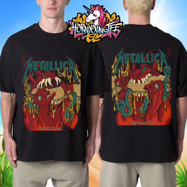 Metallica M72 Philly Poster Two Nights At Lincoln Financial Field On May 23-25 2025 Philadelphia Pennsylvania Unisex T-Shirt Two Sides