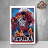 Metallica M72 North American Tour 2025 Exclusive M72 Sonic Temple Pop Up Shop Event Poster For Show At Columbus Crew Stadium In Columbus OH Poster Home Decor Canvas