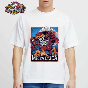 Metallica M72 Tour 2025 M72 Virginia Tech Event Poster For  Show At Lane Stadium On May 7 2025 In Blacksburg VA Unisex T-Shirt