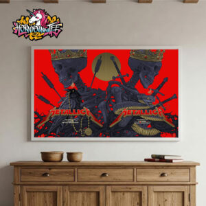 Metallica M72 Tour 2025 Tonight Show At Sonic Temple Poster For Show In Columbus Ohio At Historic Crew Stadium On May 11 2025 Poster Home Decor Canvas Horizontal