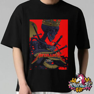 Metallica M72 Tour 2025 Tonight Show At Sonic Temple Poster For Show In Columbus Ohio At Historic Crew Stadium On May 11 2025 Unisex T-Shirt