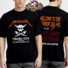 Metallica M72 North America Tour 2025 Blacksburg Virginia Tech Pop Up Shop 72 Seasons 2025 Unisex T-Shirt Two Sides