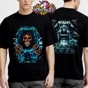 Metallica M72 World Tour 2025 North American Takeovers Venue Merchandise Cities Tour Fan Merch Unisex T-Shirt Two Sides