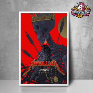 Metallica M72 World Tour 2025 Tonight Show At Sonic Temple Event Poster For Show At Historic Crew Stadium In Columbus OH On May 9 2025 Poster Home Decor Canvas