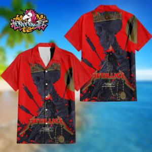 Metallica M72 World Tour 2025 Tonight Show Sonic Temple Event Poster For Show At Historic Crew Stadium In Columbus OH On May 9 2025 Regular Hawaiian Shirt