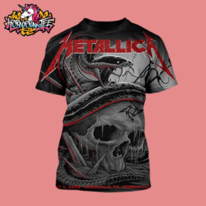 Metallica The M72 World Tour 2025 Music City Exclusive Poster No Repeat Weekend Show At Nissan Stadium On May 1 2025 In Nashville TN All Over Print Shirt