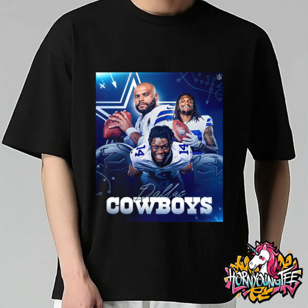 NFL 2025 Dallas Cowboys A New Trio In Dallas Unisex T-Shirt