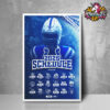 NFL 2025 Carolina Panthers Official Poster Schedule 2025 Poster Home Decor Canvas