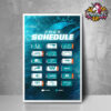 NFL 2025 Cleveland Browns Official Poster Schedule 2025 Poster Home Decor Canvas Horizontal