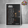NFL Los Angeles Rams Royal Tour Official Poster 2025 Season Schedule Poster Home Decor Canvas